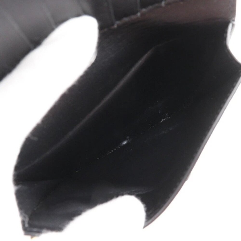 CELINE Medium strap wallet Bi-Fold Wallet black Calfskin Women - Picture 8 of 13